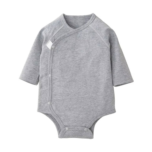 Winter Baby Long-Sleeve Jumpsuit – 100% Cotton, Warm Crawl Suit