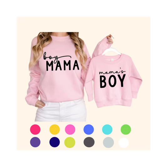 Wholesale Family Matching Hoodies – Mommy & Me, French Terry Fabric