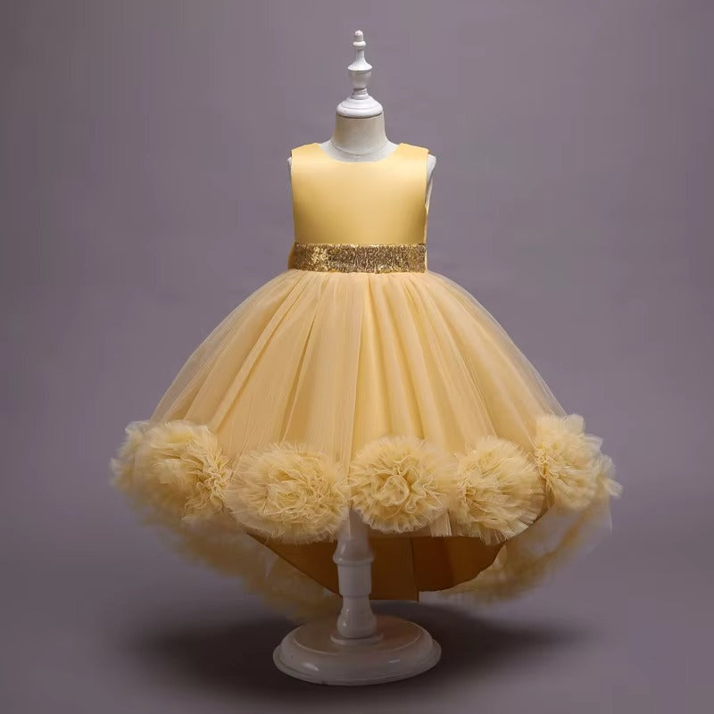 Kids' New 2025 Princess Dresses – Sequin Lace Bouffant (Party/Birthday/Wedding/Evening)