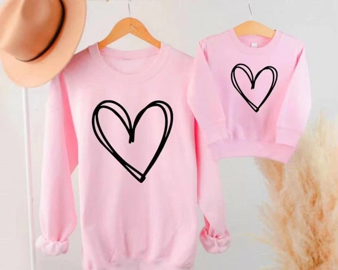 Wholesale Family Matching Hoodies – Mommy & Me, French Terry Fabric