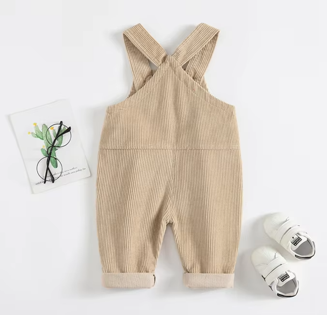 Spring & Autumn Baby Boy Cotton Training Pants – Solid, Casual (Kids)
