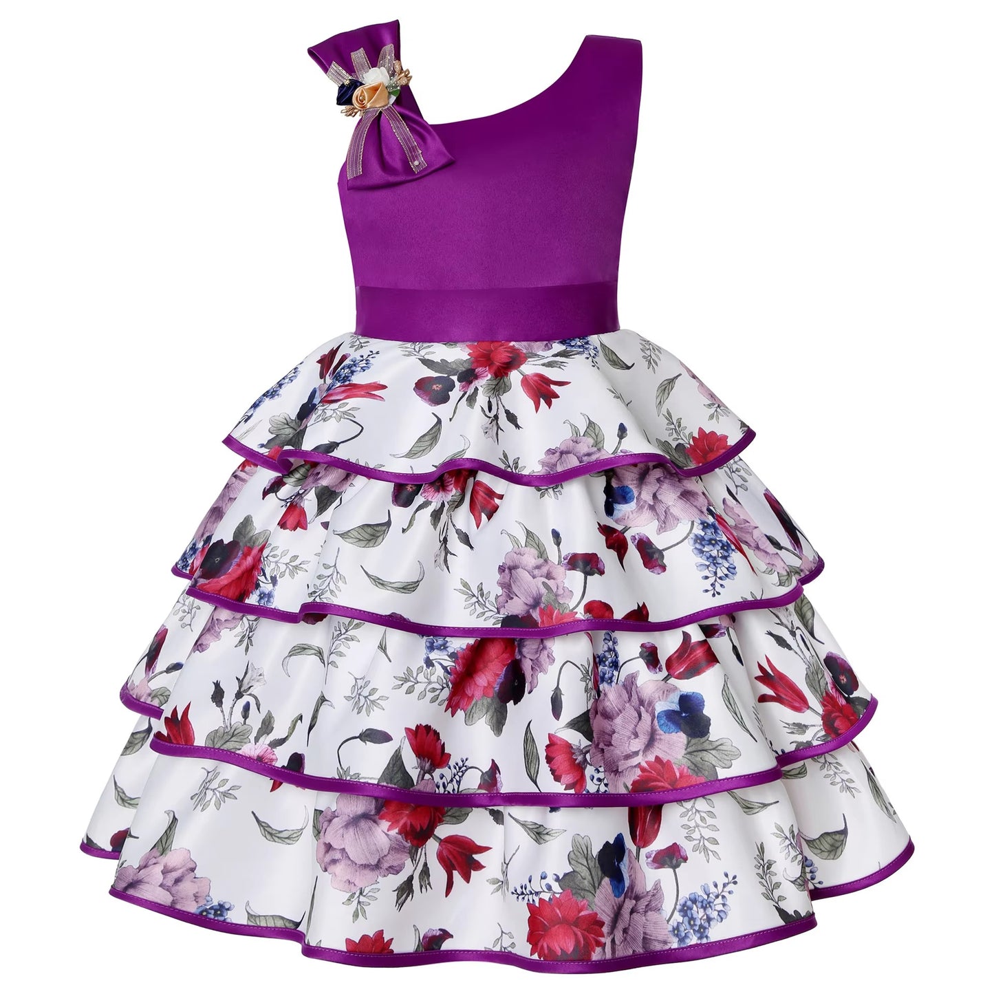 Wholesale Baby Girls' Cotton Princess Dresses – Summer, Printed (Party)