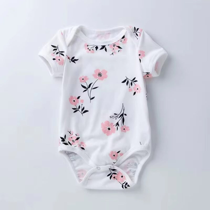 2022 Summer Newborn Printed Halter Climbing Suit