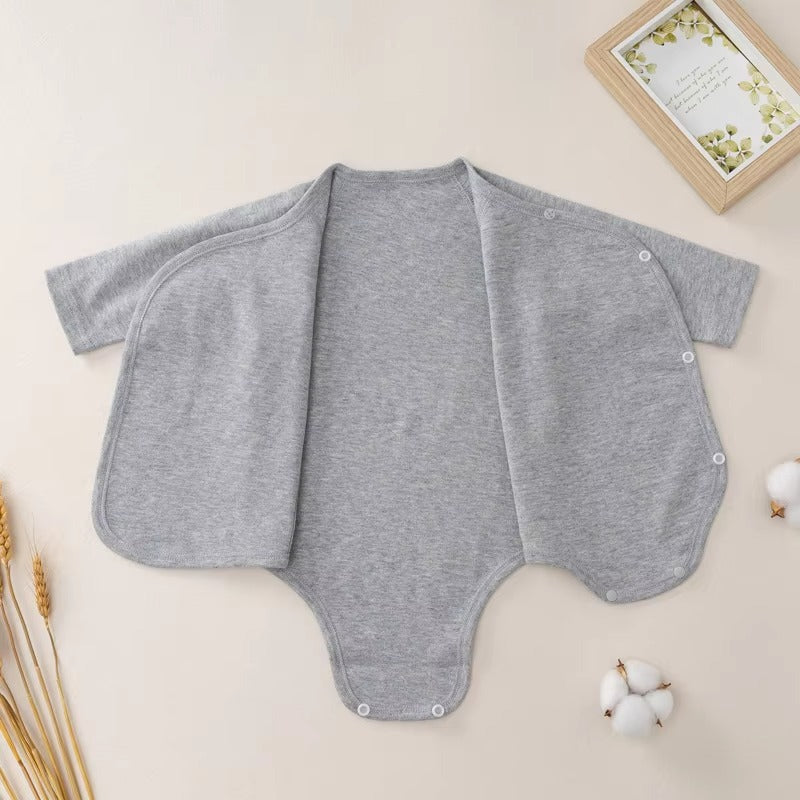 Winter Baby Long-Sleeve Jumpsuit – 100% Cotton, Warm Crawl Suit
