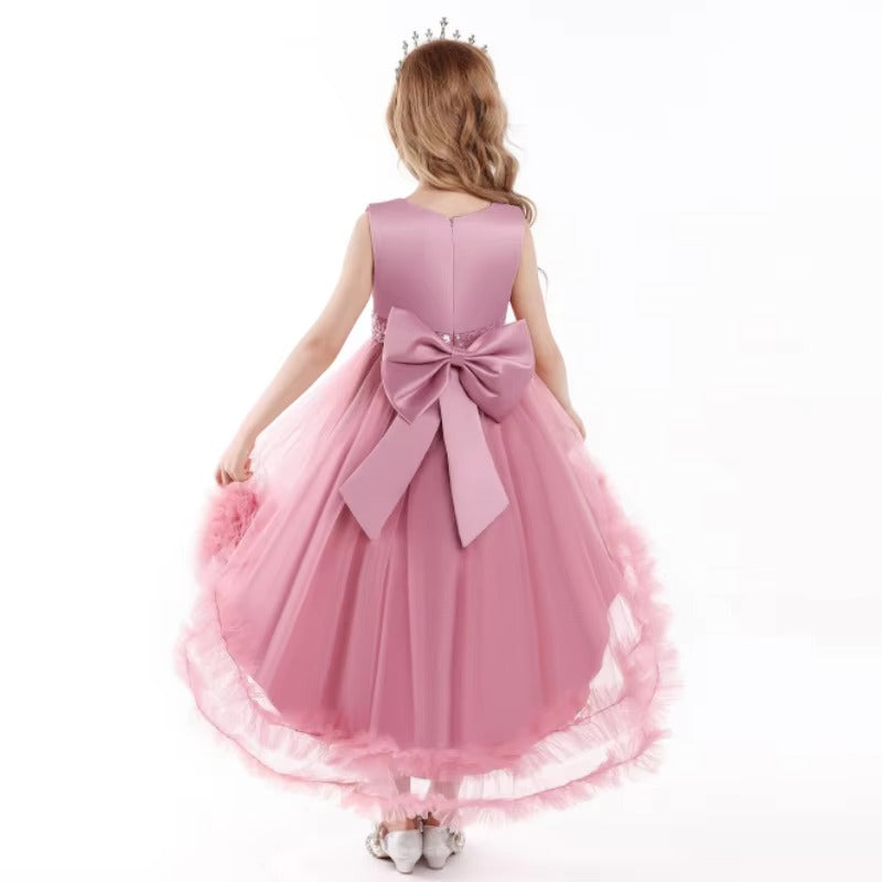 Kids' New 2025 Princess Dresses – Sequin Lace Bouffant (Party/Birthday/Wedding/Evening)
