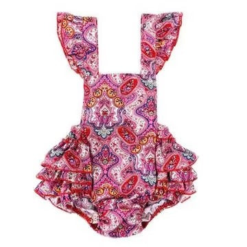 Wholesale Baby Cotton Fringe Romper – Newborn/Kids