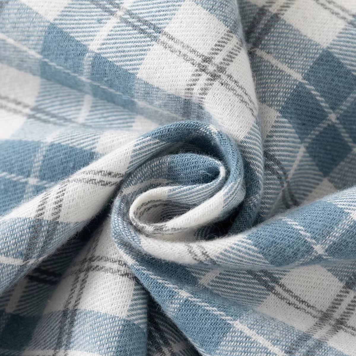 Korean Boys' Long-Sleeved Plaid Shirts – New, Hooded