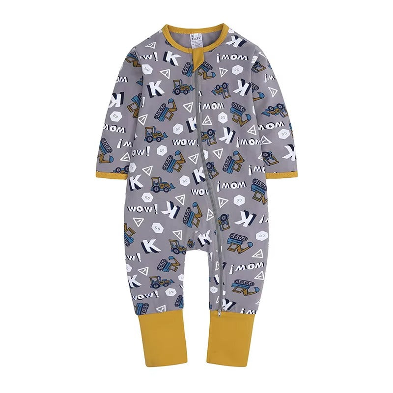 Spring Baby Pajamas – Long Sleeve Romper (Infant/Newborn)