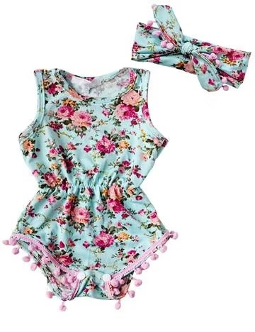 Wholesale Baby Cotton Fringe Romper – Newborn/Kids