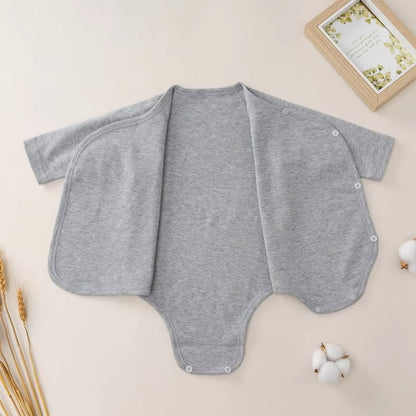Winter Baby Long-Sleeve Jumpsuit – 100% Cotton, Warm Crawl Suit